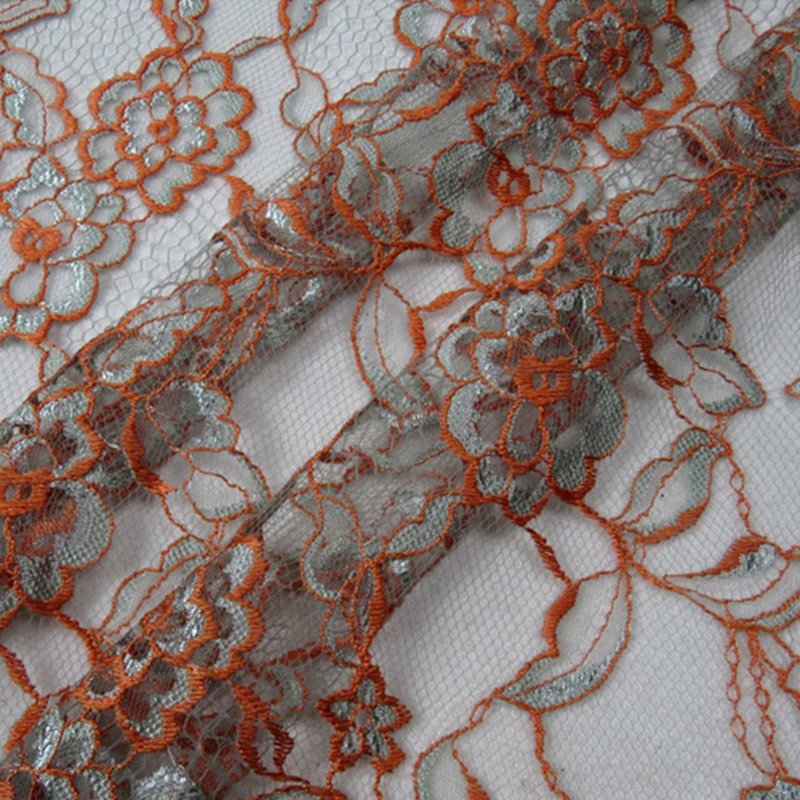 Lace Fabric Polyester Warp Knit for Women's Wear Wholesale Supplier 25